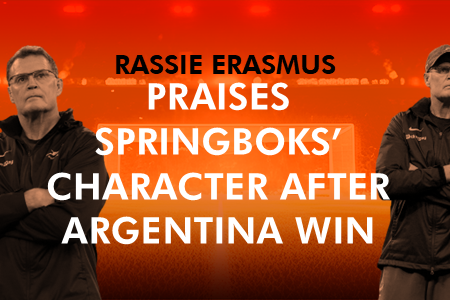 Rassie Erasmus praises Springboks’ character after Argentina win