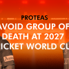 Proteas avoid Group of Death at 2027 Cricket World Cup